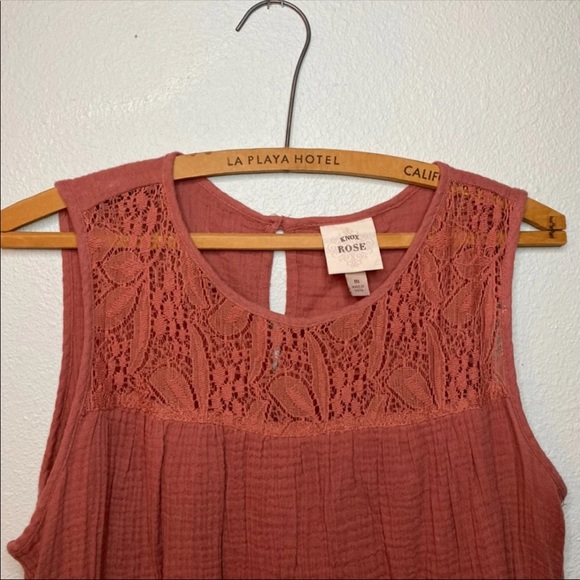 Knox Rose Tops - SOLD ON MERCARI Knox Rose Lace Tank Top Blouse